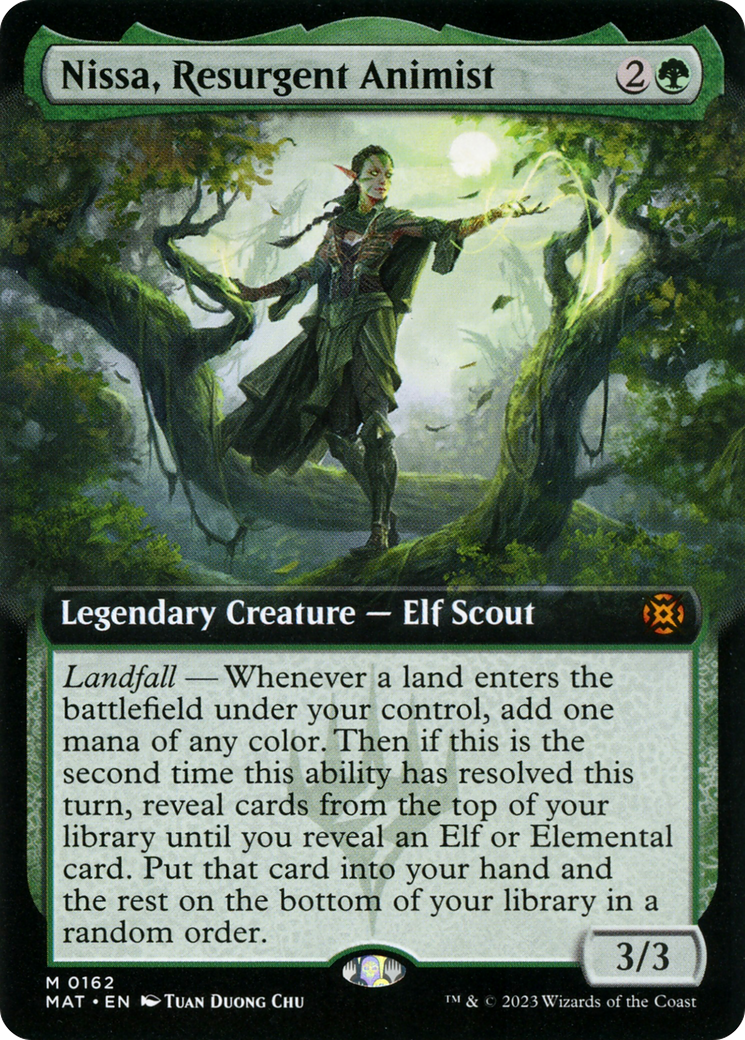 Nissa, Resurgent Animist (Extended Art) [March of the Machine: The Aftermath] | The CG Realm