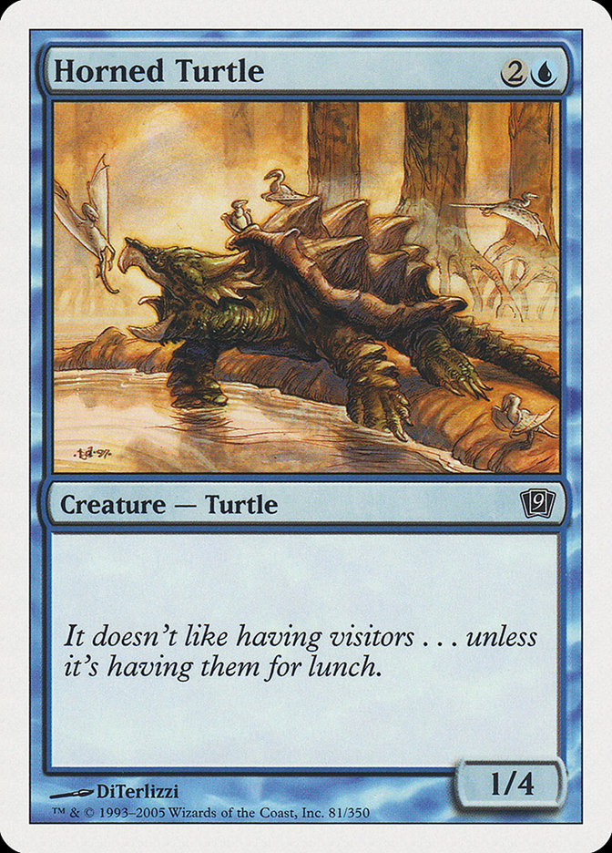 Horned Turtle [Ninth Edition] | The CG Realm