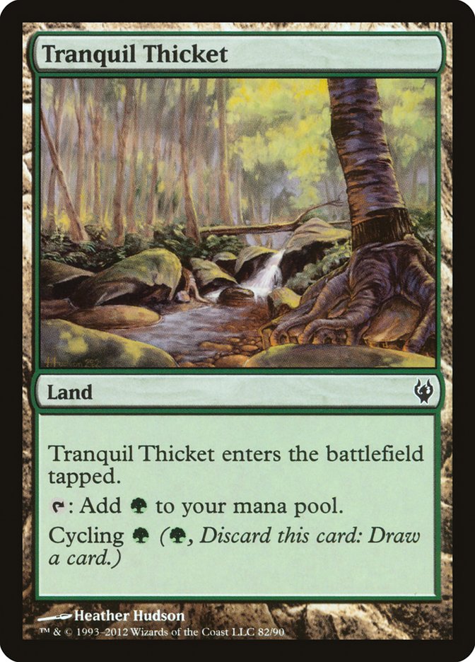 Tranquil Thicket [Duel Decks: Izzet vs. Golgari] | The CG Realm