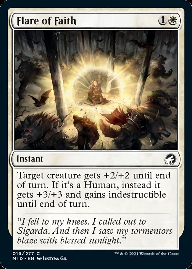 Flare of Faith [Innistrad: Midnight Hunt] | The CG Realm