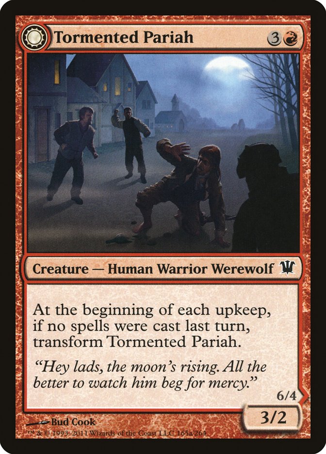 Tormented Pariah // Rampaging Werewolf [Innistrad] | The CG Realm