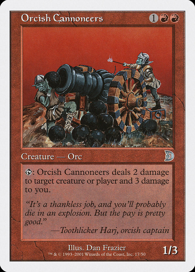 Orcish Cannoneers [Deckmasters] | The CG Realm