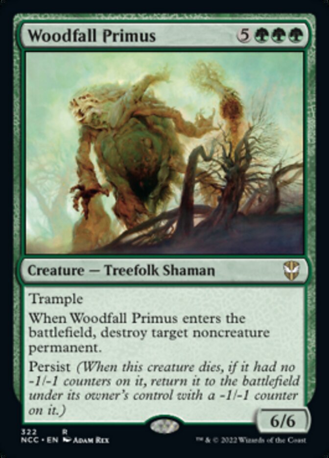 Woodfall Primus [Streets of New Capenna Commander] | The CG Realm