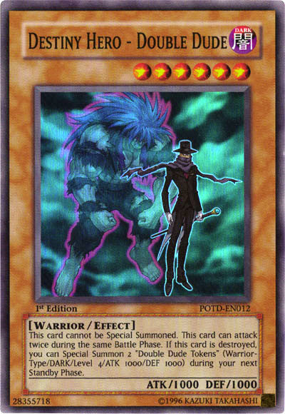 Destiny Hero - Double Dude [POTD-EN012] Super Rare | The CG Realm