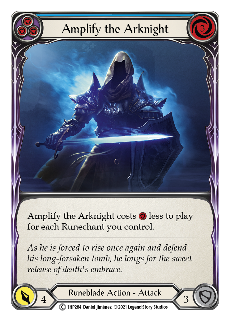 Amplify the Arknight (Blue) [1HP284] (History Pack 1) | The CG Realm