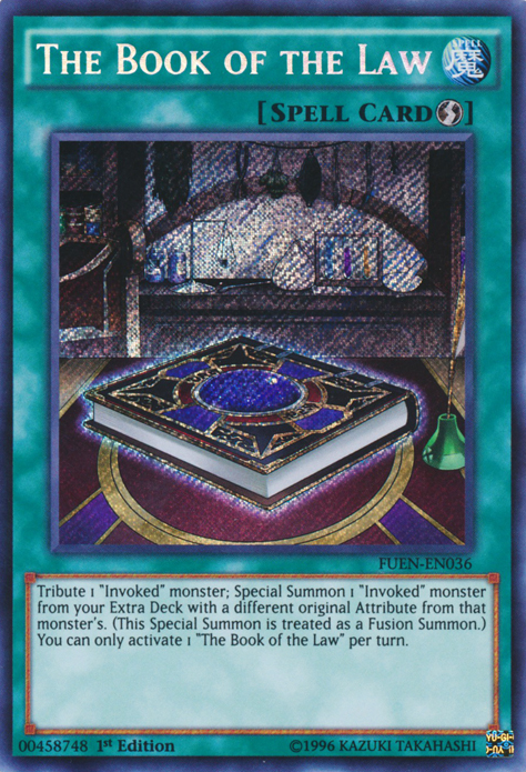 The Book of the Law [FUEN-EN036] Secret Rare | The CG Realm