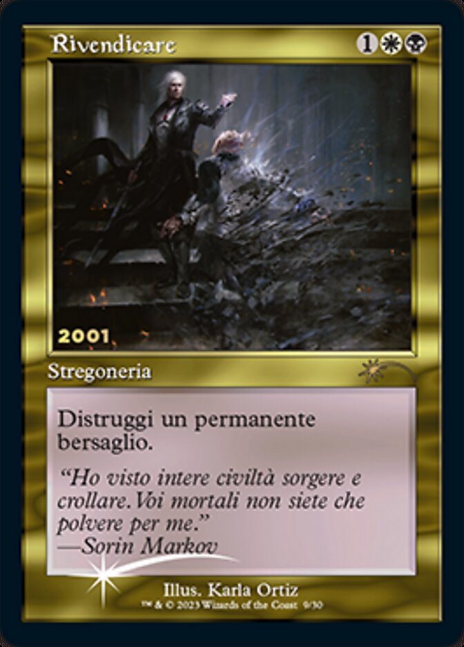 Rivendicare (Vindicate) [30th Anniversary Promos] | The CG Realm