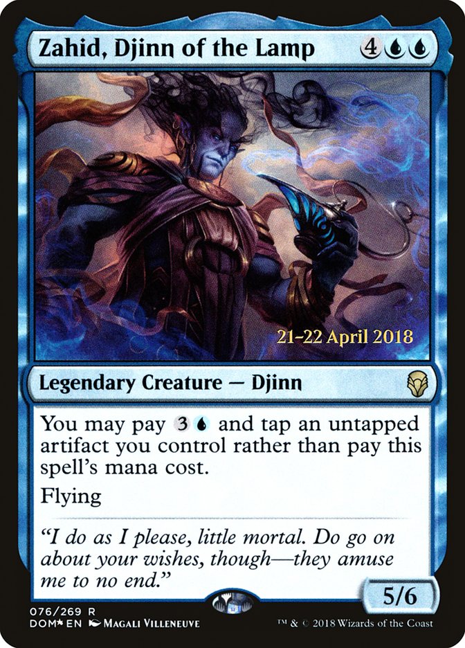 Zahid, Djinn of the Lamp [Dominaria Prerelease Promos] | The CG Realm