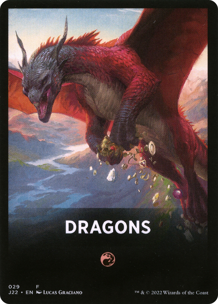 Dragons Theme Card [Jumpstart 2022 Front Cards] | The CG Realm