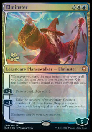 Elminster [Commander Legends: Battle for Baldur's Gate Prerelease Promos] | The CG Realm