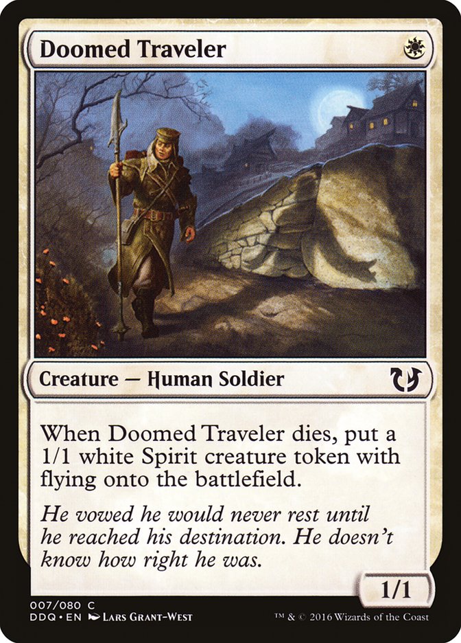 Doomed Traveler [Duel Decks: Blessed vs. Cursed] | The CG Realm