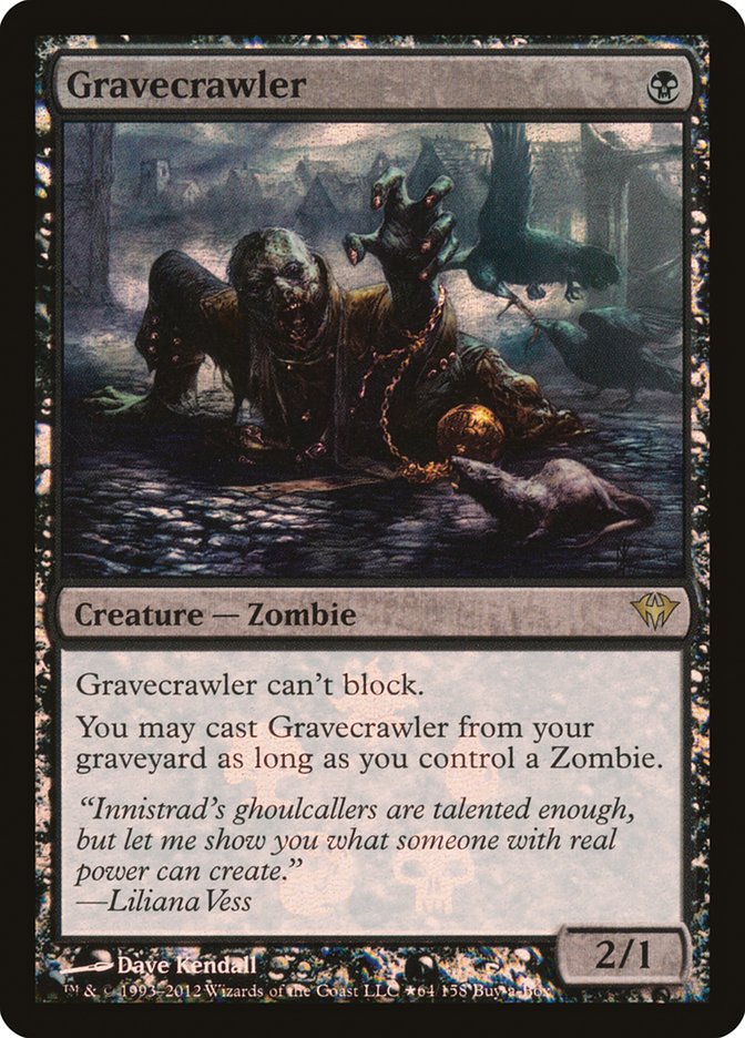 Gravecrawler (Buy-A-Box) [Dark Ascension Promos] | The CG Realm