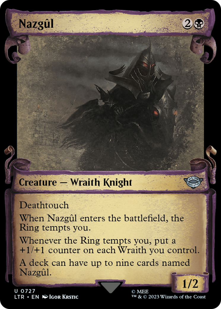 Nazgul (0727) [The Lord of the Rings: Tales of Middle-Earth Showcase Scrolls] | The CG Realm