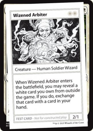 Wizened Arbiter (2021 Edition) [Mystery Booster Playtest Cards] | The CG Realm