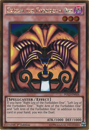 Exodia the Forbidden One [PGL2-EN026] Gold Rare | The CG Realm