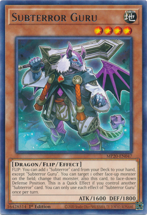 Subterror Guru [MP20-EN047] Rare | The CG Realm