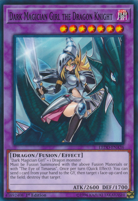 Dark Magician Girl the Dragon Knight [LEDD-ENA36] Common | The CG Realm