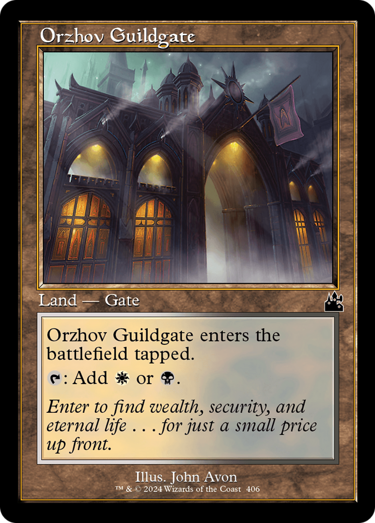 Orzhov Guildgate (Retro Frame) [Ravnica Remastered] | The CG Realm