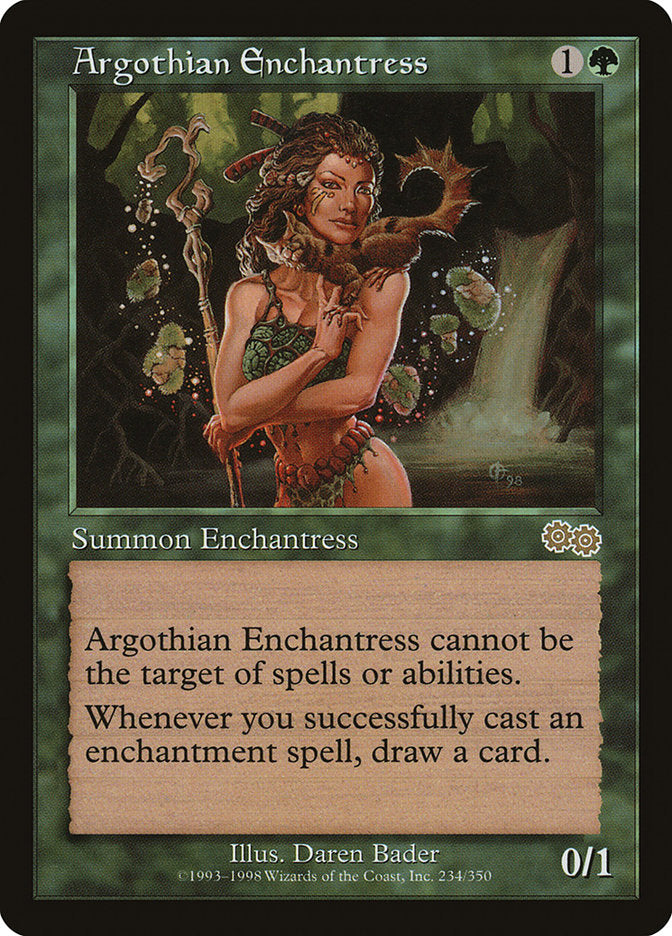 Argothian Enchantress [Urza's Saga] | The CG Realm