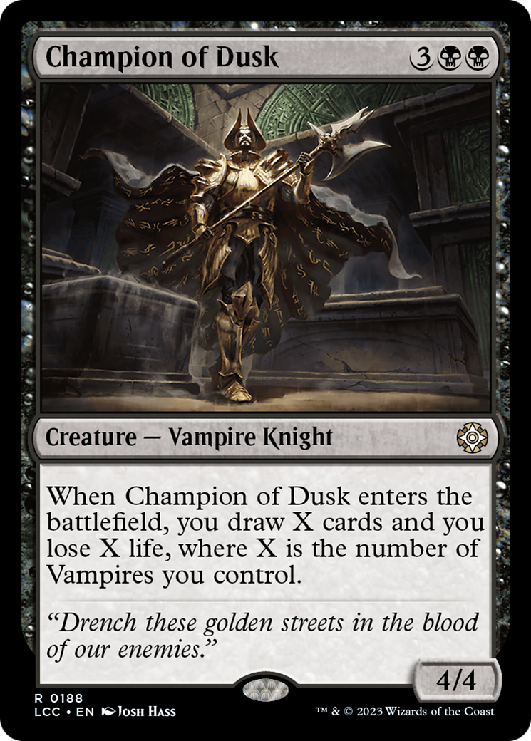 Champion of Dusk [The Lost Caverns of Ixalan Commander] | The CG Realm