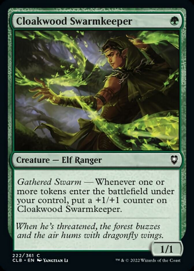 Cloakwood Swarmkeeper [Commander Legends: Battle for Baldur's Gate] | The CG Realm