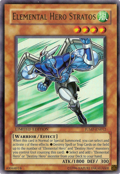 Elemental Hero Stratos [JUMP-EN012] Ultra Rare | The CG Realm