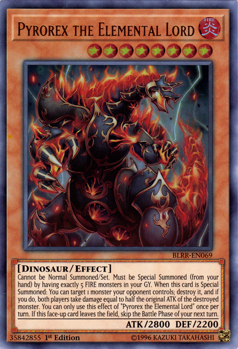 Pyrorex the Elemental Lord [BLRR-EN069] Ultra Rare | The CG Realm