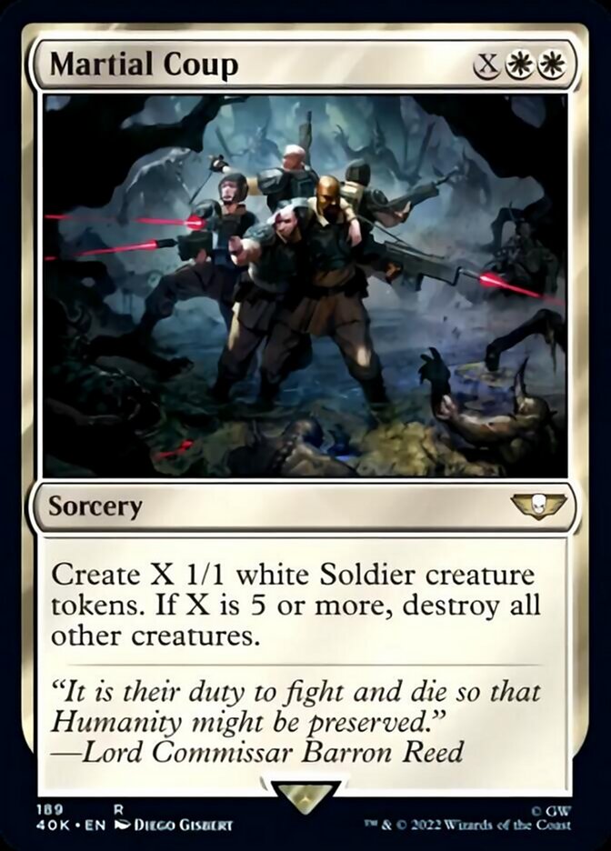 Martial Coup (Surge Foil) [Warhammer 40,000] | The CG Realm