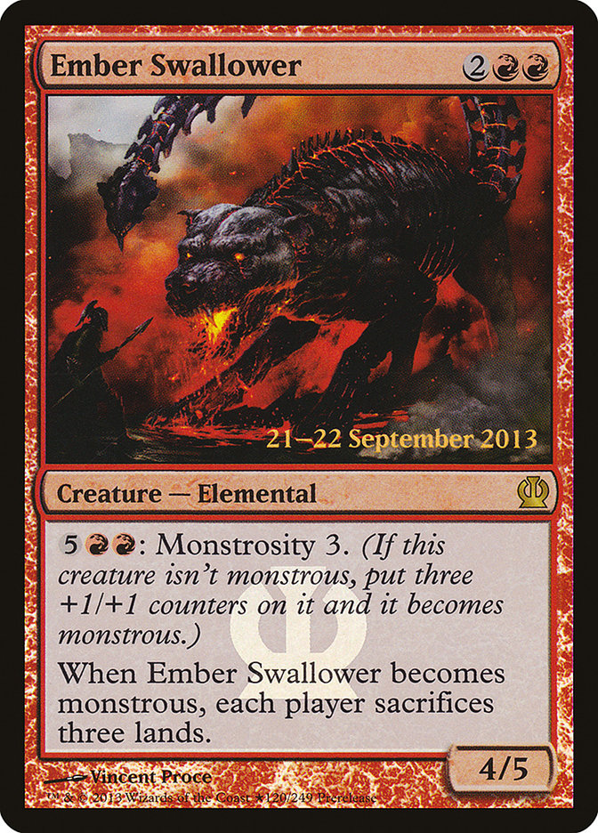 Ember Swallower [Theros Prerelease Promos] | The CG Realm