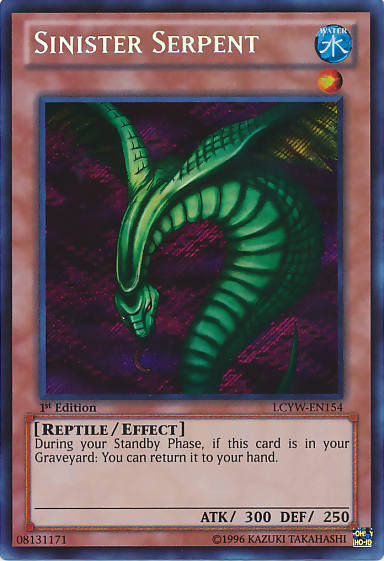 Sinister Serpent [LCYW-EN154] Secret Rare | The CG Realm