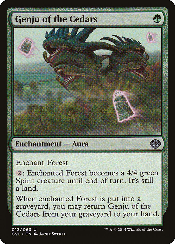 Genju of the Cedars (Garruk vs. Liliana) [Duel Decks Anthology] | The CG Realm
