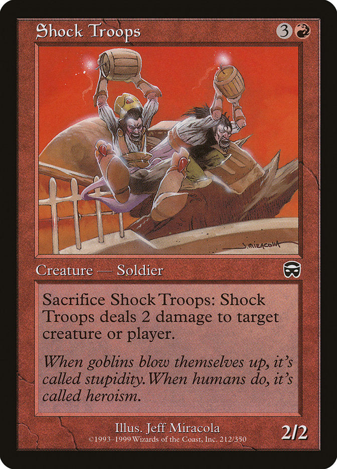 Shock Troops [Mercadian Masques] | The CG Realm