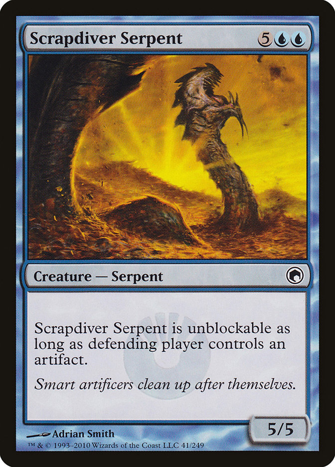 Scrapdiver Serpent [Scars of Mirrodin] | The CG Realm