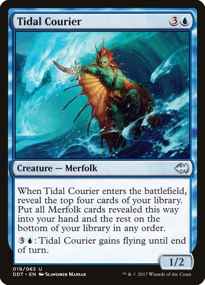 Tidal Courier [Duel Decks: Merfolk vs. Goblins] | The CG Realm