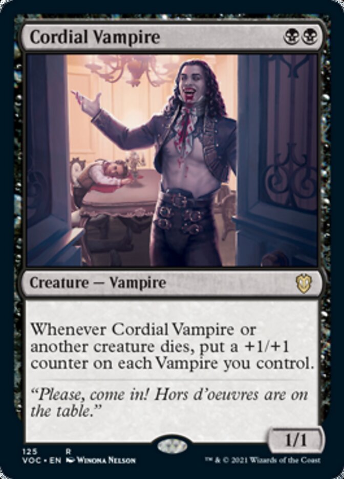 Cordial Vampire [Innistrad: Crimson Vow Commander] | The CG Realm
