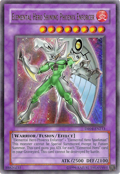 Elemental HERO Shining Phoenix Enforcer [DR04-EN213] Ultra Rare | The CG Realm