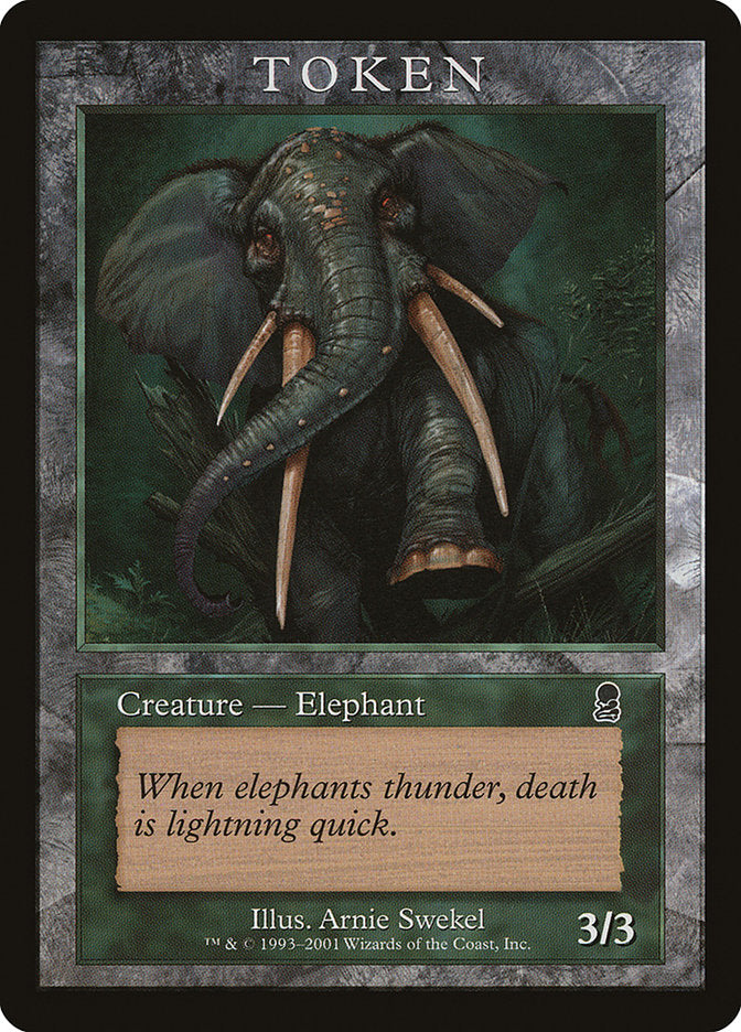 Elephant Token [Magic Player Rewards 2002] | The CG Realm