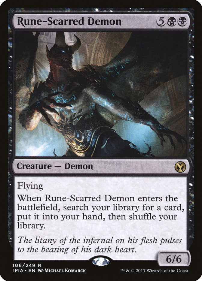 Rune-Scarred Demon [Iconic Masters] | The CG Realm