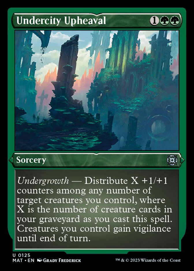 Undercity Upheaval (Foil Etched) [March of the Machine: The Aftermath] | The CG Realm