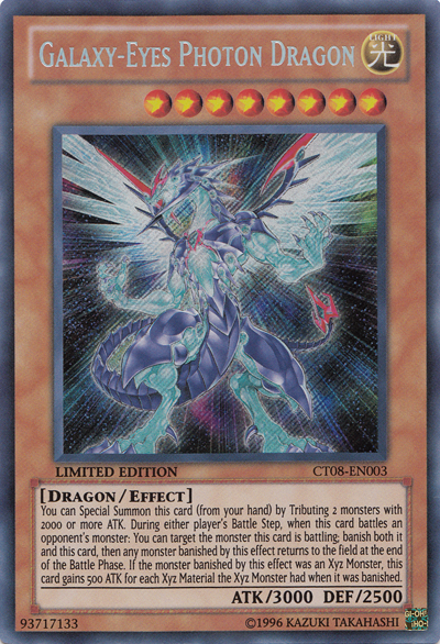 Galaxy-Eyes Photon Dragon [CT08-EN003] Secret Rare | The CG Realm