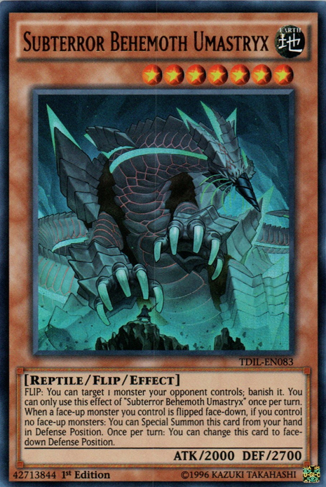 Subterror Behemoth Umastryx [TDIL-EN083] Ultra Rare | The CG Realm