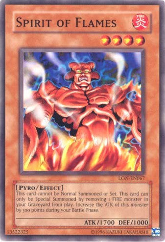 Spirit of Flames [LON-EN067] Common | The CG Realm