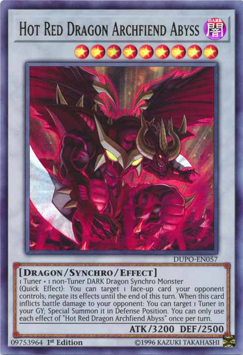 Hot Red Dragon Archfiend Abyss [DUPO-EN057] Ultra Rare | The CG Realm