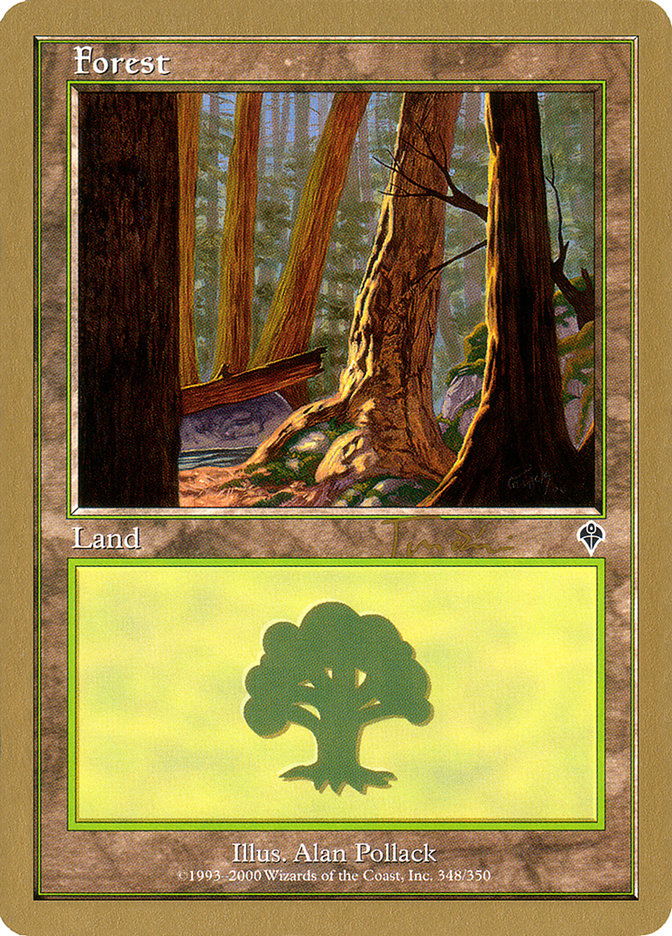 Forest (jt348a) (Jan Tomcani) [World Championship Decks 2001] | The CG Realm
