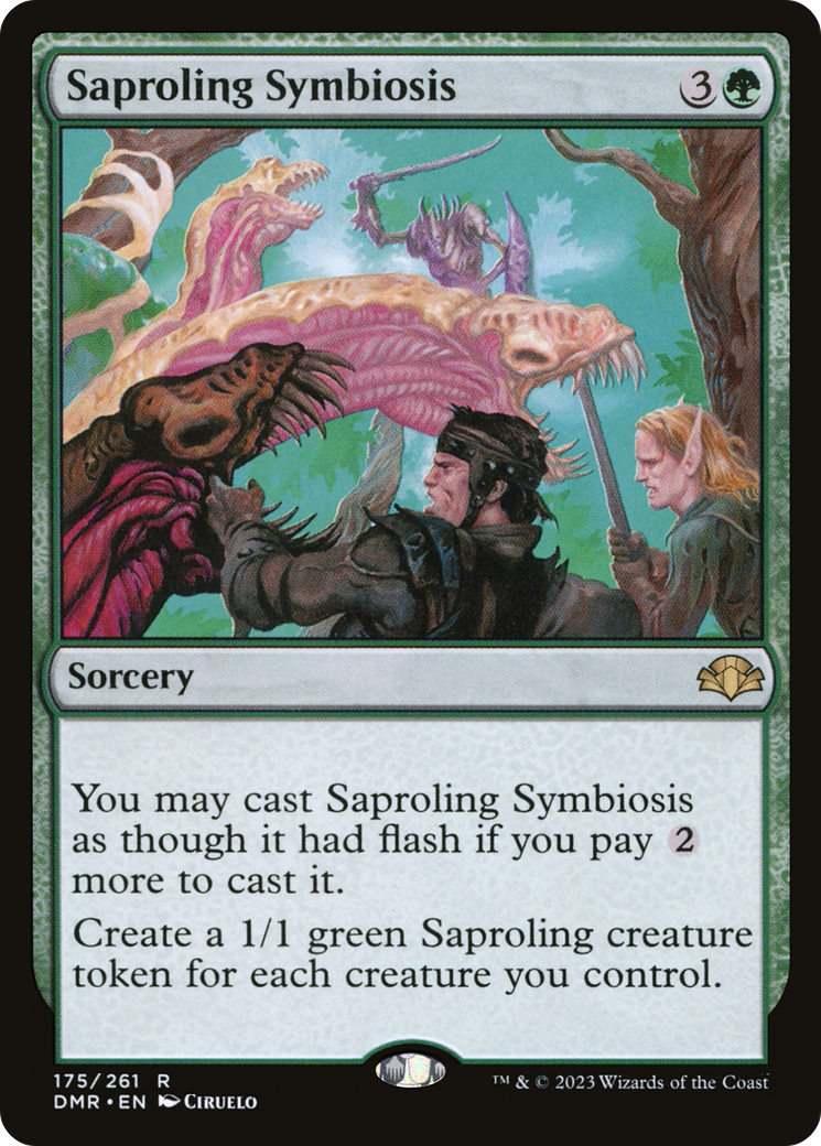 Saproling Symbiosis [Dominaria Remastered] | The CG Realm