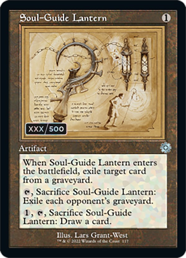 Soul-Guide Lantern (Retro Schematic) (Serialized) [The Brothers' War Retro Artifacts] | The CG Realm