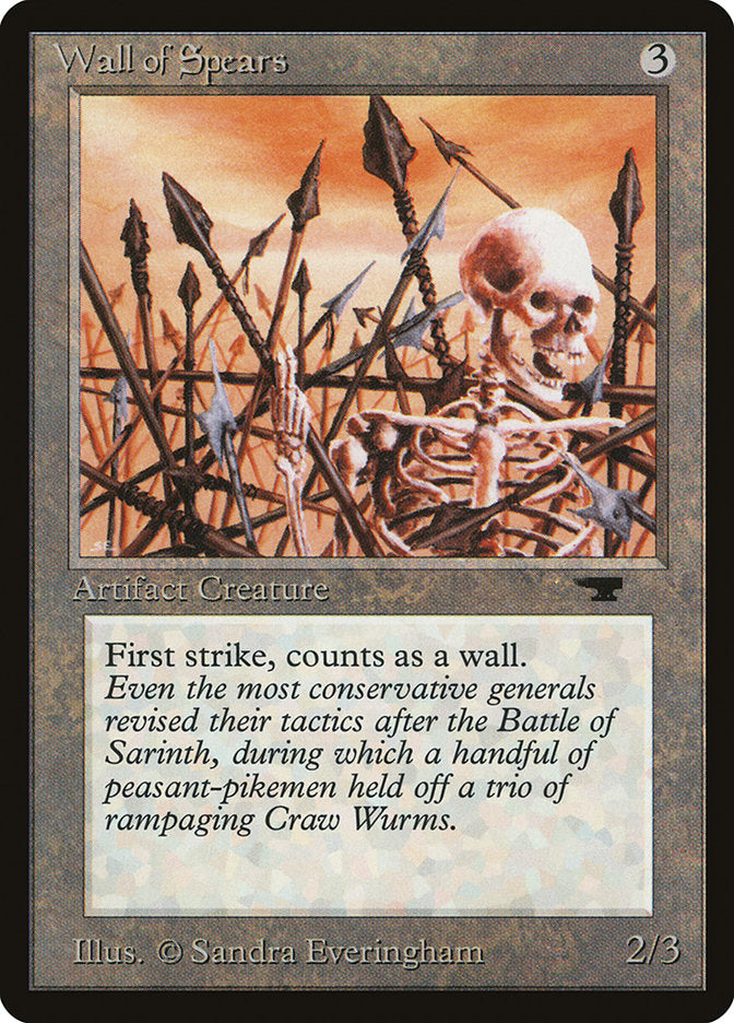 Wall of Spears [Antiquities] | The CG Realm