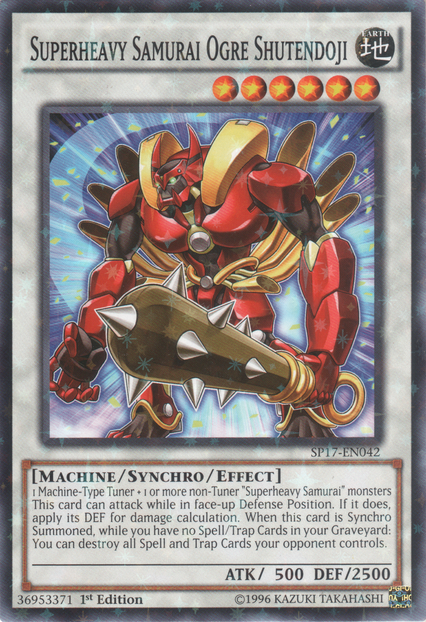 Superheavy Samurai Ogre Shutendoji [SP17-EN042] Starfoil Rare | The CG Realm