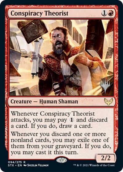 Conspiracy Theorist (Promo Pack) [Strixhaven: School of Mages Promos] | The CG Realm