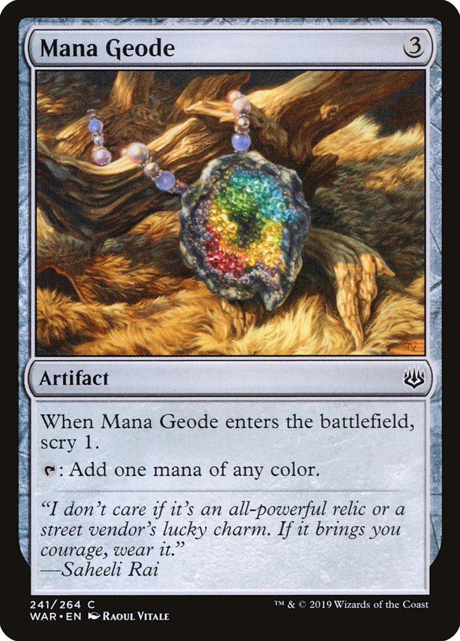 Mana Geode [War of the Spark] | The CG Realm